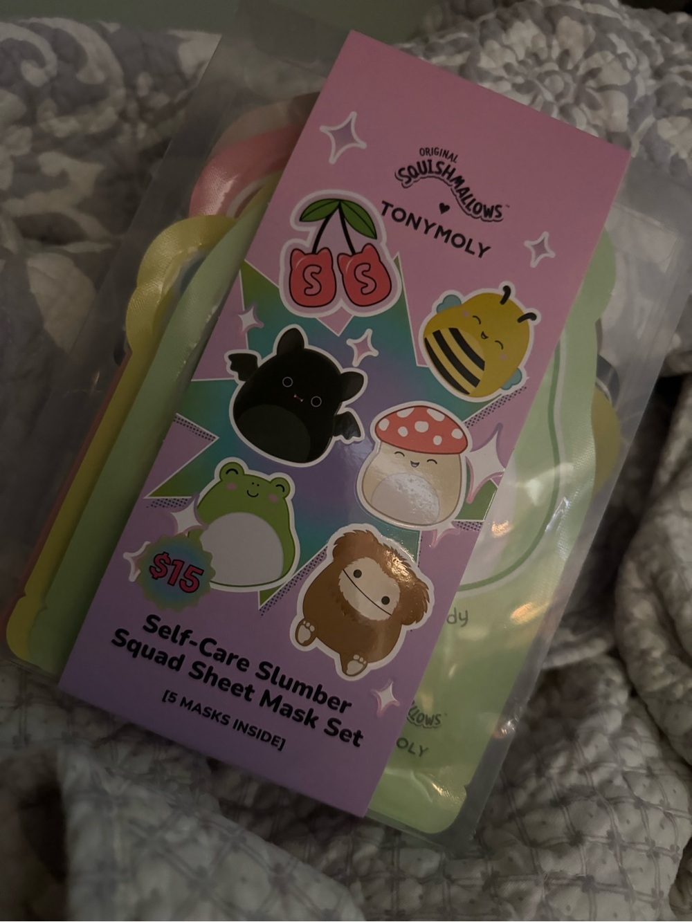 TONYMOLY Self-Care Slumber Squad Sheet Mask Set - 5 Masks